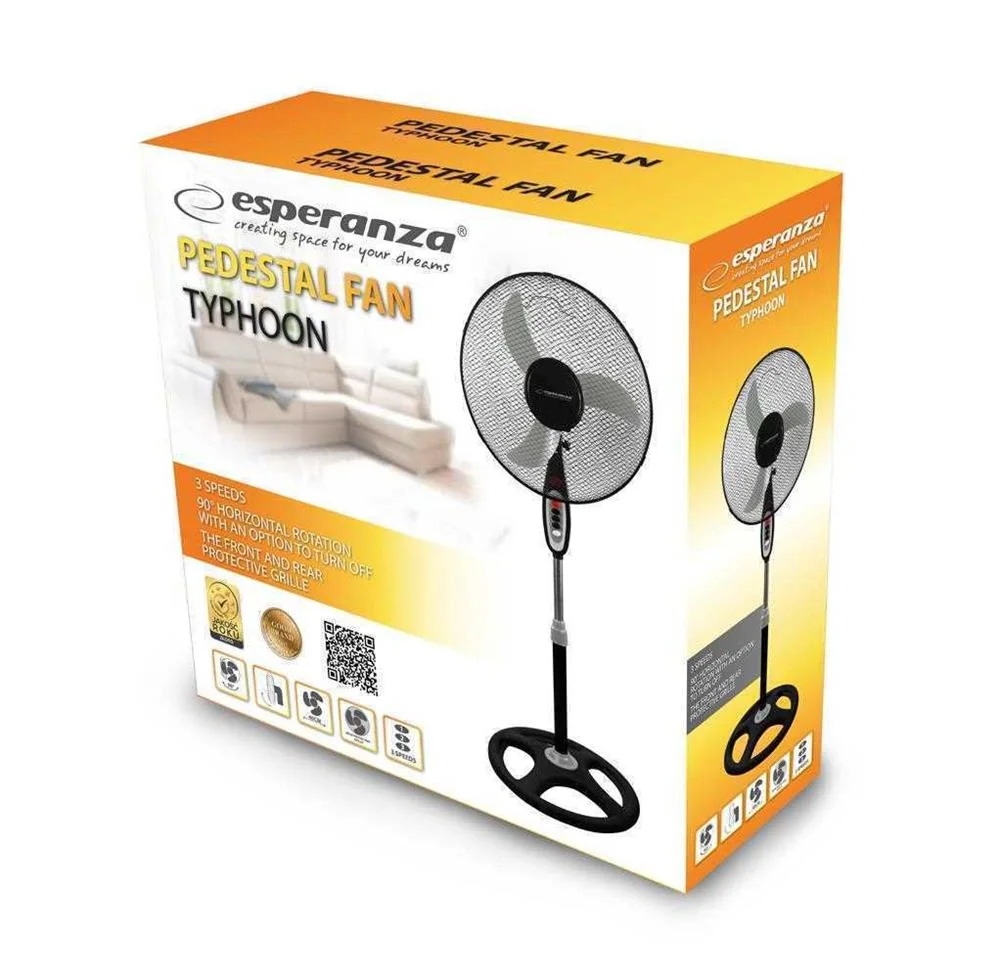 Esperanza Ehf002ke  16  Standing Fan  Black And.