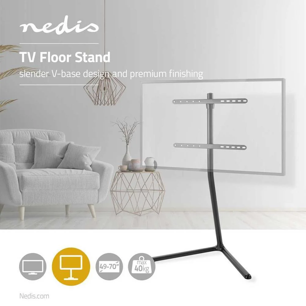 Suporte de Chão p/ TV 49" ~ 70" (Máx 40Kg) - NEDIS