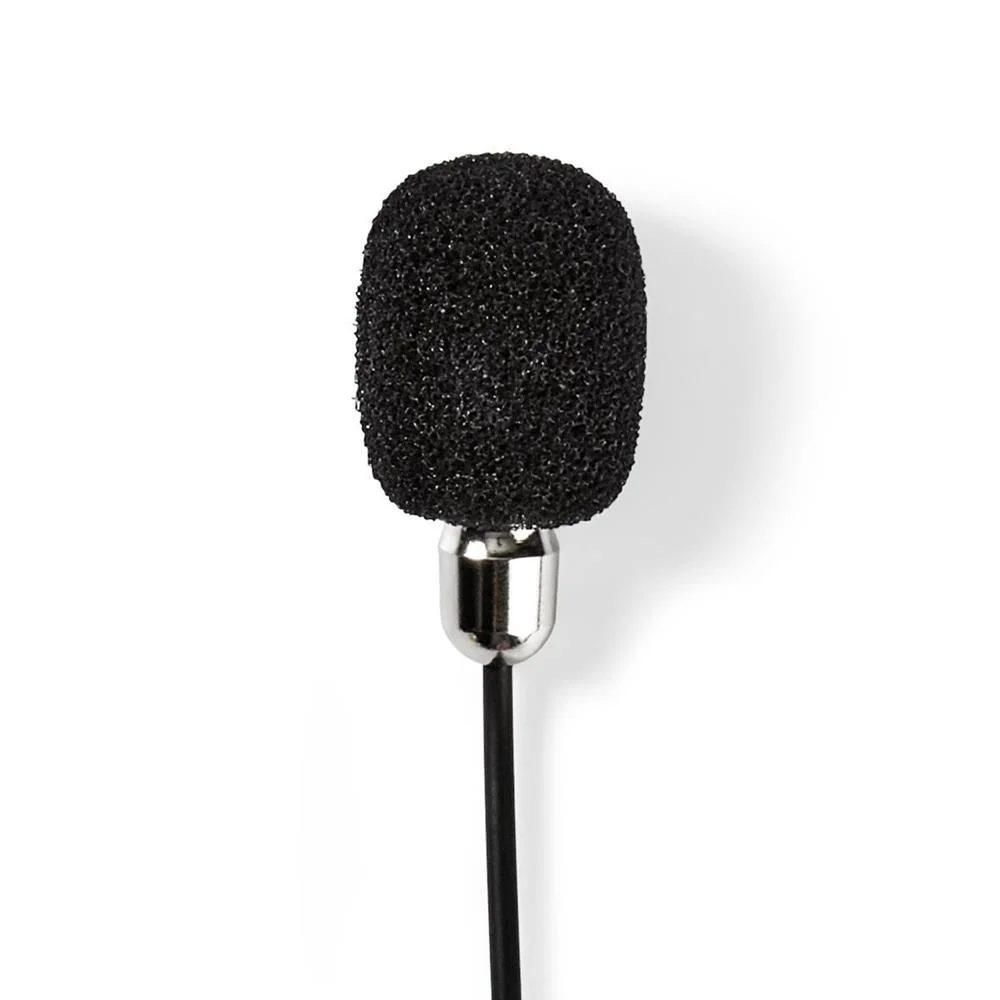 Microfone Com Fio Com Garra Lapela 3,5 Mm