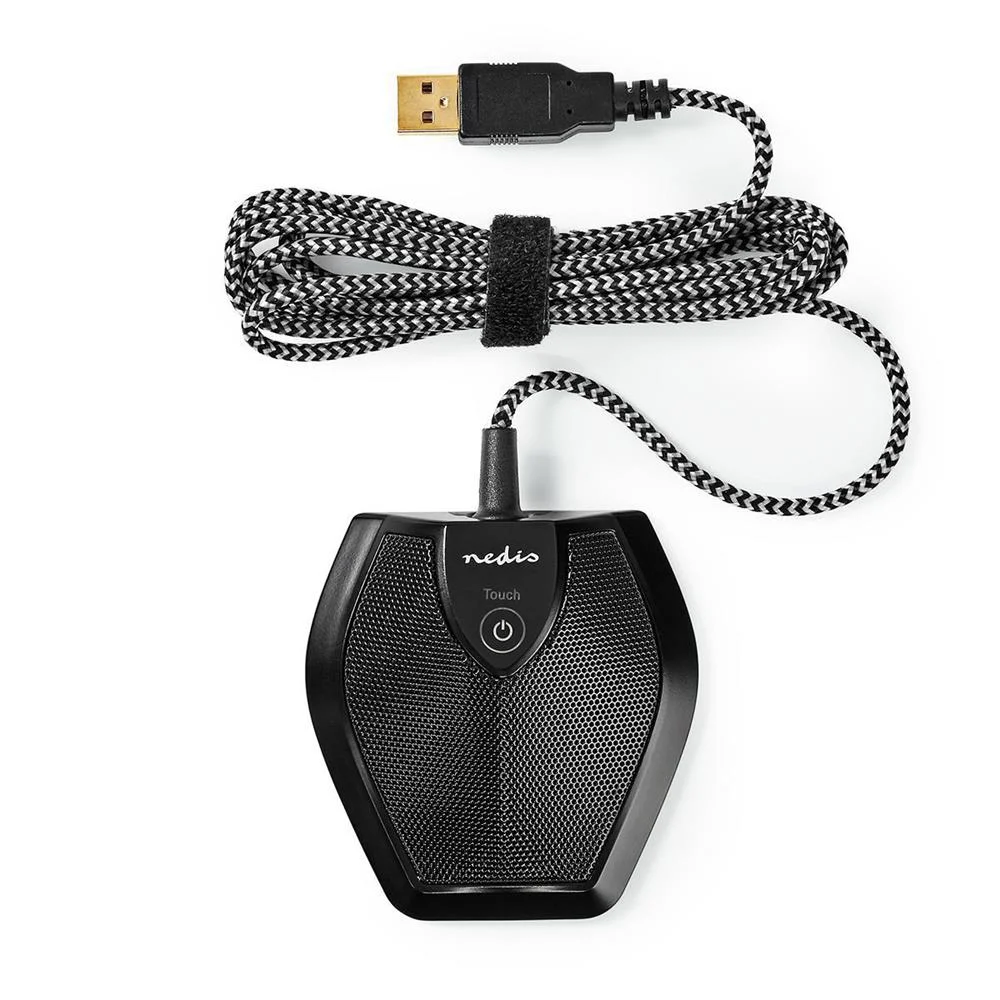 Microfone de Conferência Omnidireccional Cabo Usb