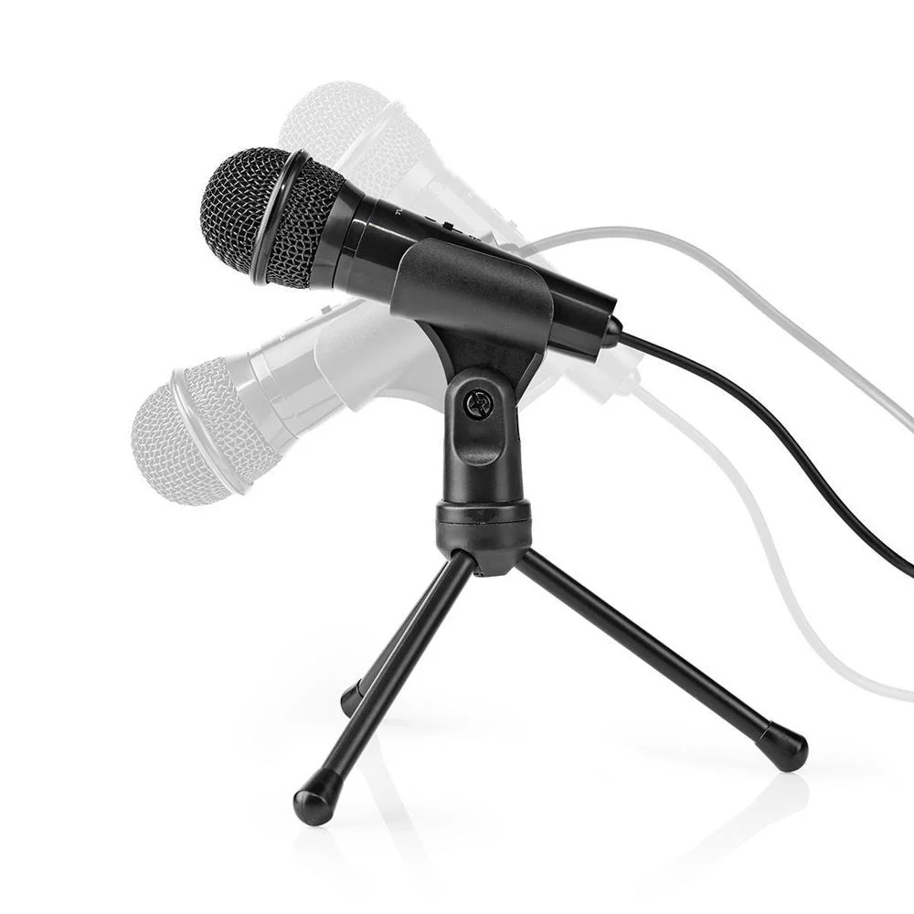 Microfone Com Fio Botão Ligar / Desligar