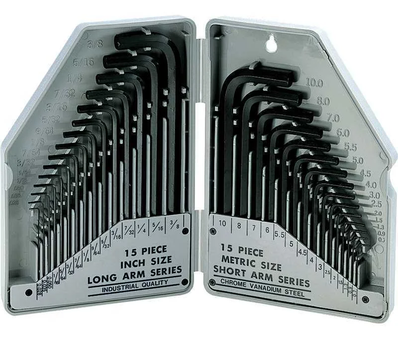 Juego Completo de Llaves Allen Hexagonales