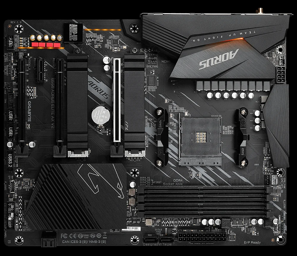 Gigabyte B550 Aorus Elite Ax V2 Motherboard Amd B550 Socket Am4 Atx