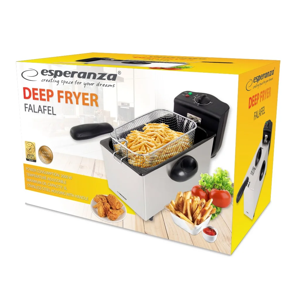 Freidora Esperanza Falafel 3l