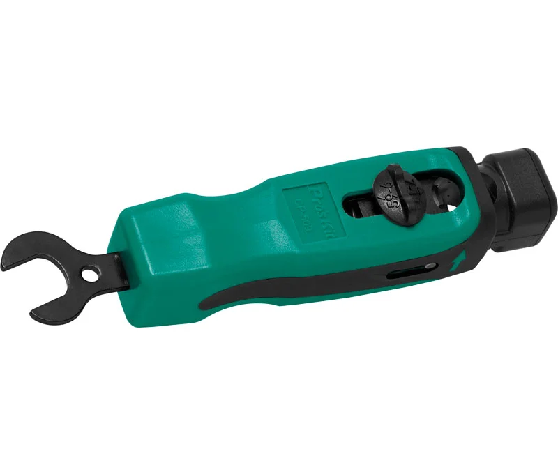 Hrv7587 Descarnador Cabo Coaxial Com Chave P/ Cone