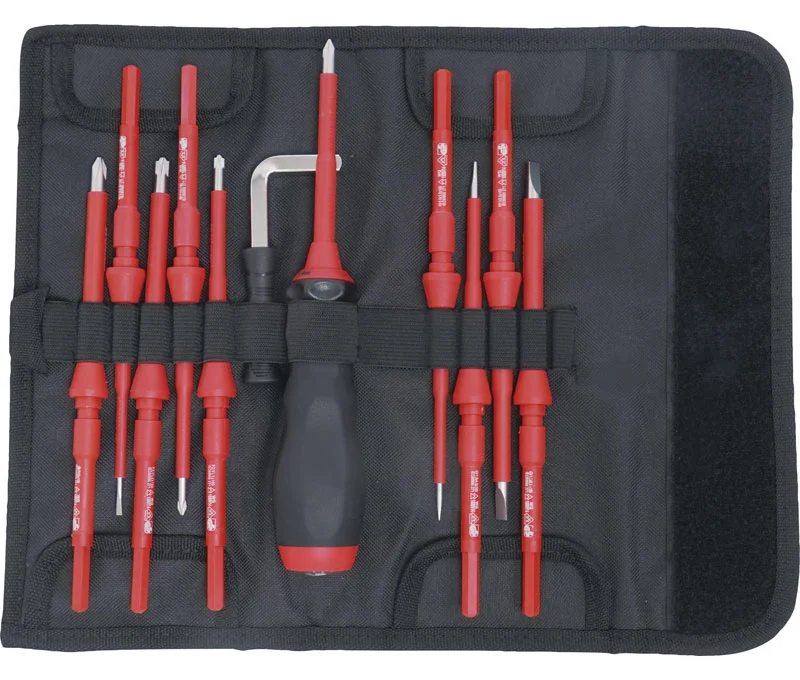 Kit Destornilladores Aislados de Fuerza de Torsió.