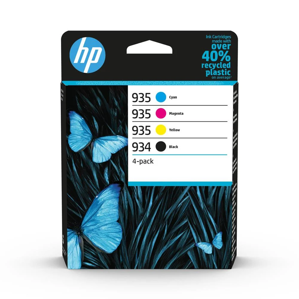 Tinteiro Hp Pack 4 934/935 Preto e Cores - 6zc72ae