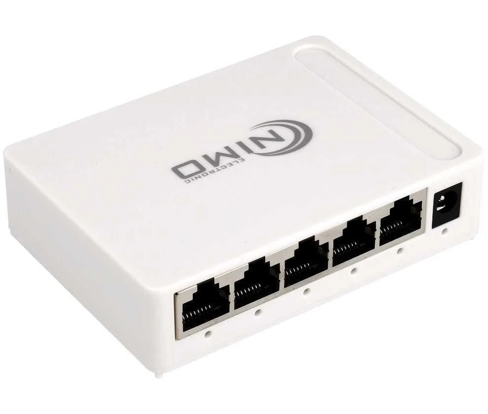Switch Gigabit 100/1000mb de 5 Puertos Rj45 Plug And Play