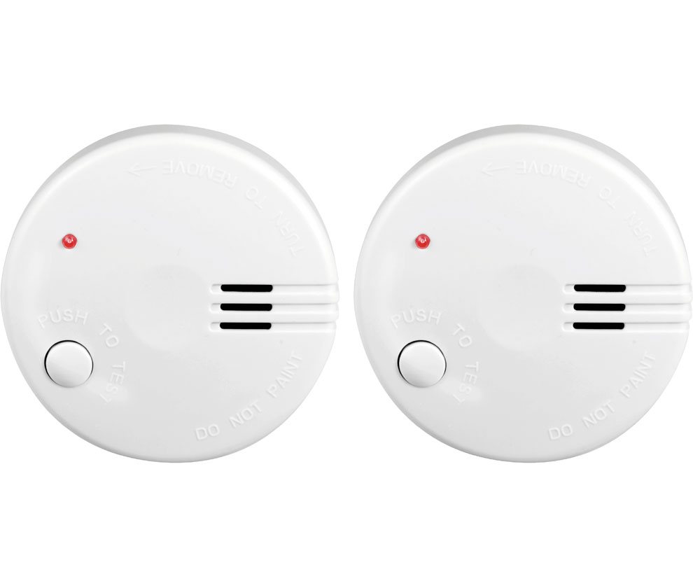 Detector de Fumo com Bateria de Lítio, 2 Unid