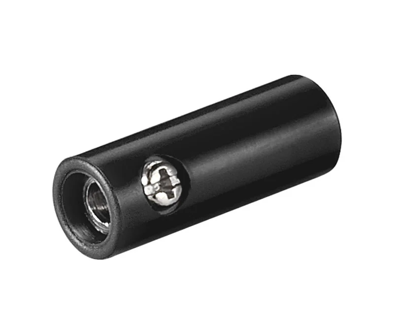 Banana Hembra de 4,0mm Negra