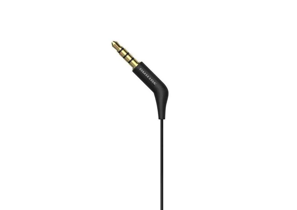 Auriculares Philips Tae1105bk/00 Preto Silicone 