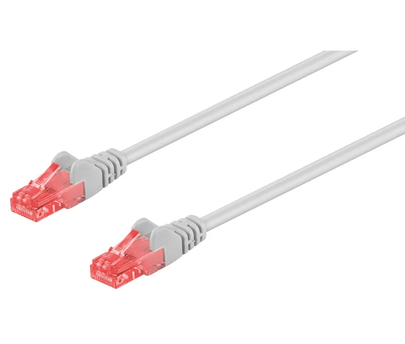 Conexi&oacute;n Utp Cat.6 Rj45 Macho - Macho, Gris