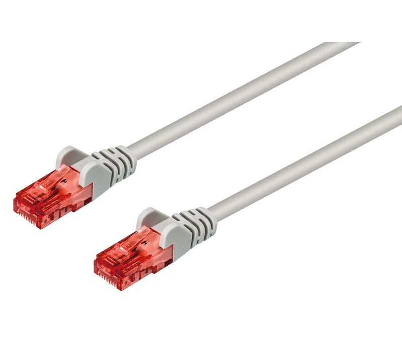 Conexi&oacute;n Utp Cat.6 Rj45 Macho - Macho, 25.0m Gris