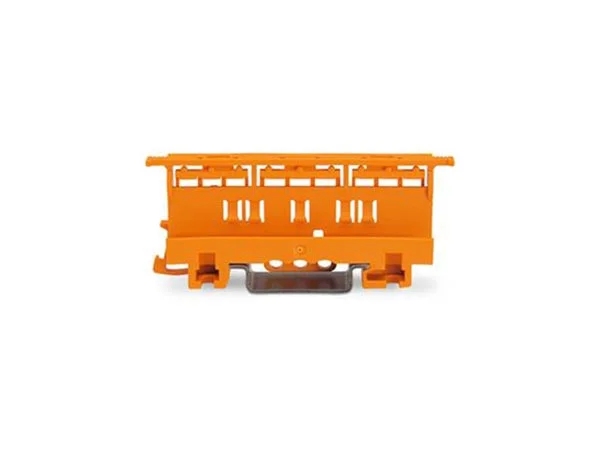 Base de Montagem  - Série 221 - 6 Mm² - Montagem com Parafuso/Calha Din 35 - Laranja