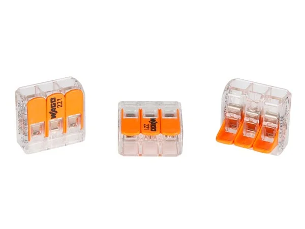 Conector Compacto 3 X 0.2 - 4 Mm² para Todos Os Tipos de Fio