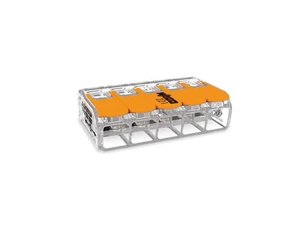 Conector de Emenda Compacto - para Todos Os Tipos de Condutores - Máx. 6 Mm² - 5 Condutores - com Al