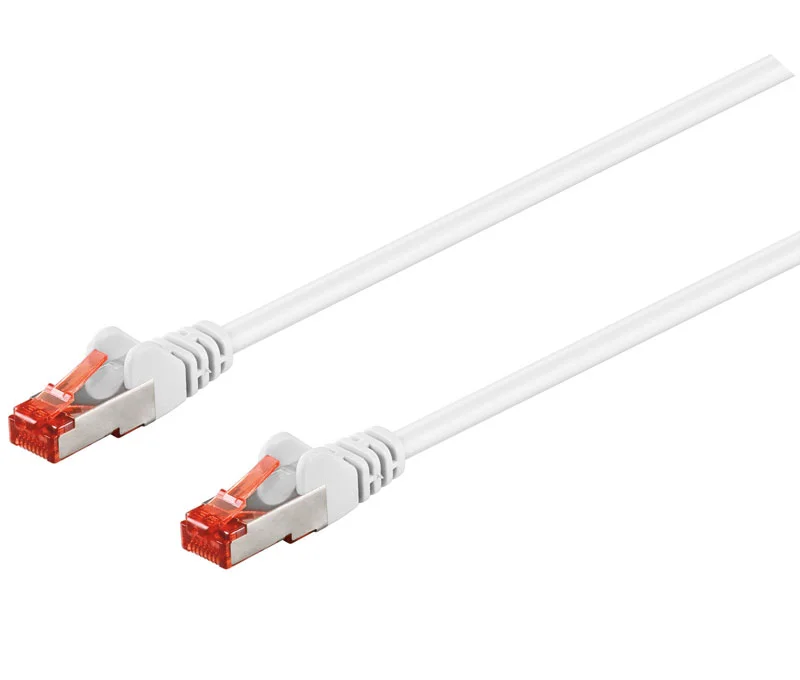 Conexi&oacute;n S/Ftp Cat.6 Rj45 Macho - Macho, 0.5m Bla.