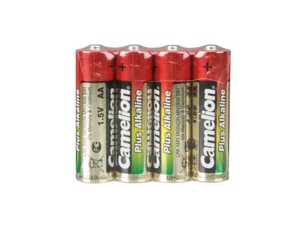 Pilhas Alcalinas AA 4 Unidades Lr6 1.5 V 2600mah