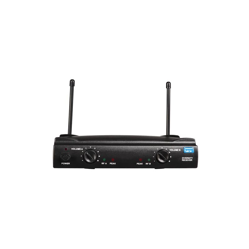 Microfone Sem Fios Uhf - Canal Duplo