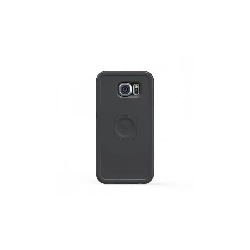 Exelium - Magnetized Protective Case For Wireless Charging - Samsung® Galaxy S6 - Black