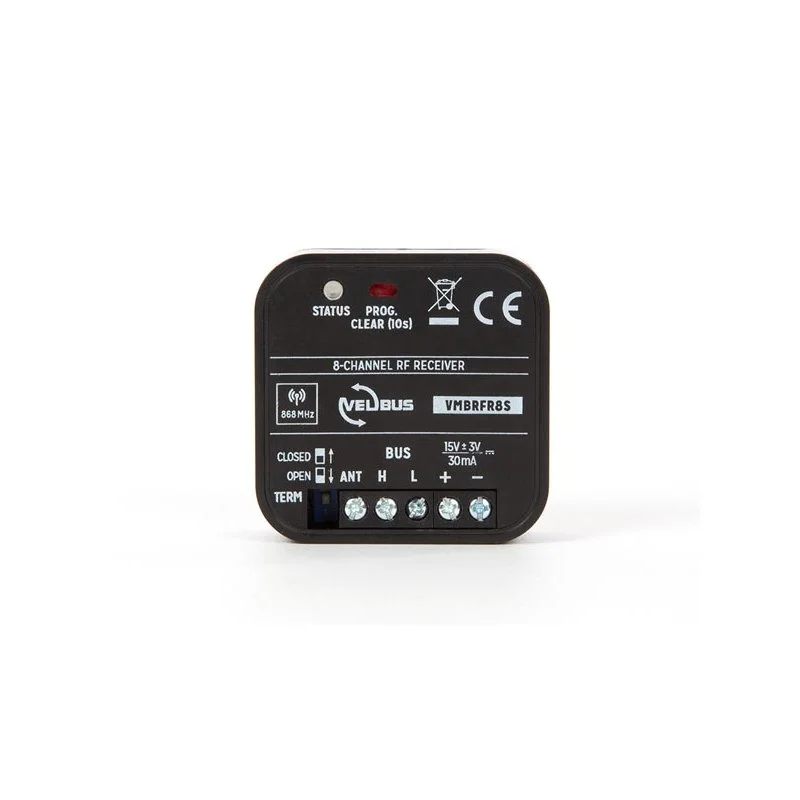 Recetor Rf de 8 Canais