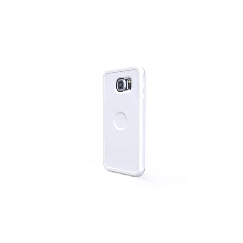 Exelium - Magnetized Protective Case For Wireless Charging - Samsung® Galaxy S6 - White