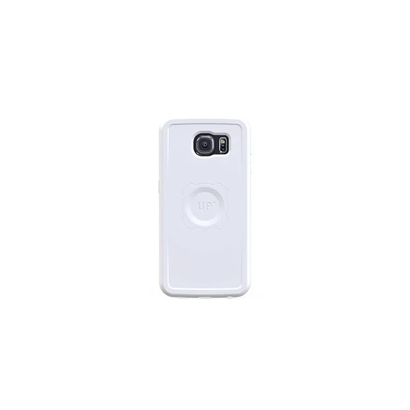 Exelium - Magnetized Protective Case For Wireless Charging - Samsung® Galaxy S6 - White