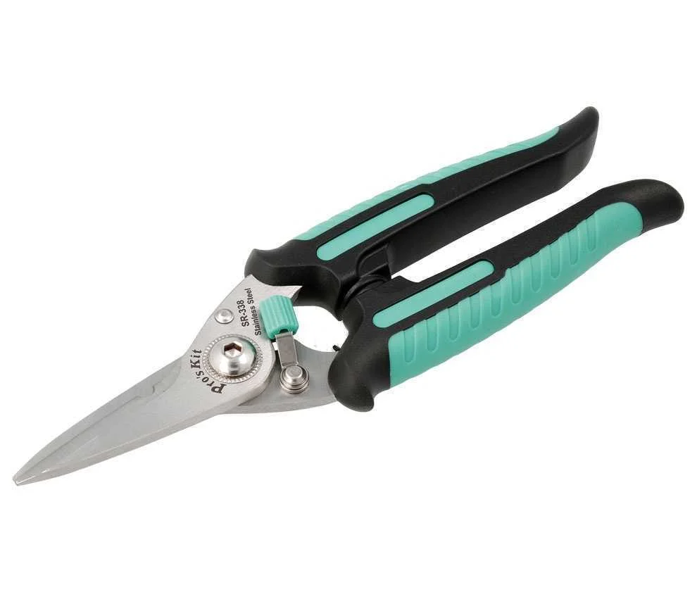 Tijera Multiusos Con Hoja Serrada Y Muelle