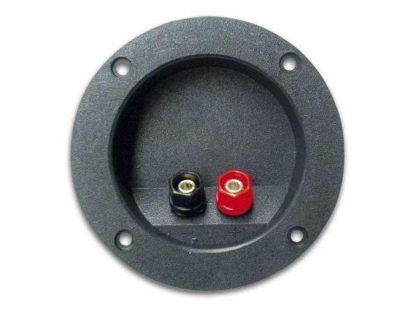 Loudspeaker Connection Terminal - Round - Nickel