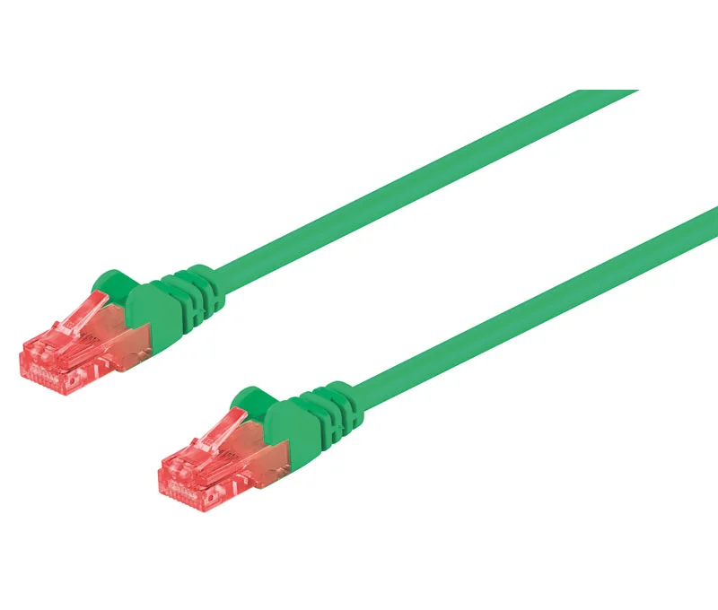 Conexi&oacute;n Utp Cat.6 Rj45 Macho - Macho, 0.5m Verde