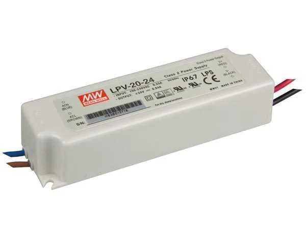 Fonte de Alimentação Comutada - 1 Saída - 20 W - 24 V
