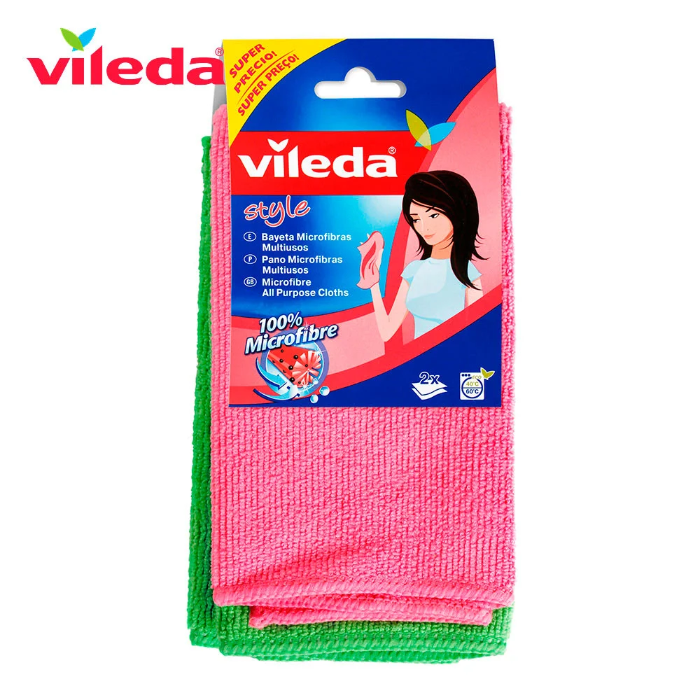 Pano de Microfibras Style 2 Unid 151503 Vileda