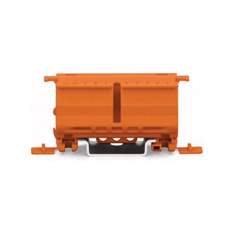 Fixing Carrier For 2- To 5-Pole Compact Connectors, Orange
