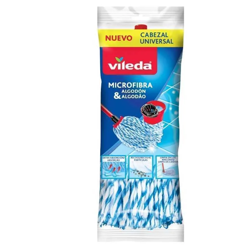 Esfregona de Microfibra Algodão 139057 Vileda