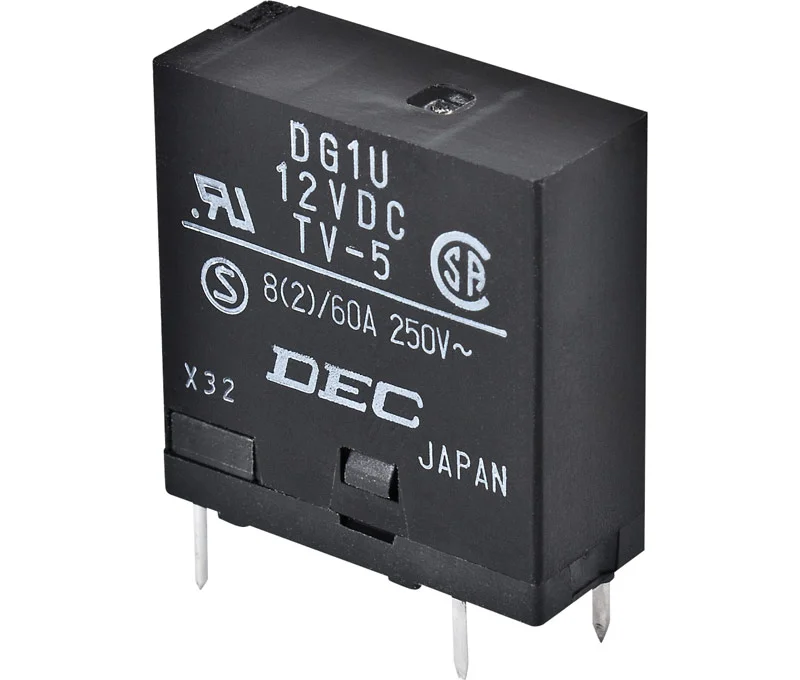 Relé Miniatura Cc 1 Cto. Comutado 8a, 12vdc
