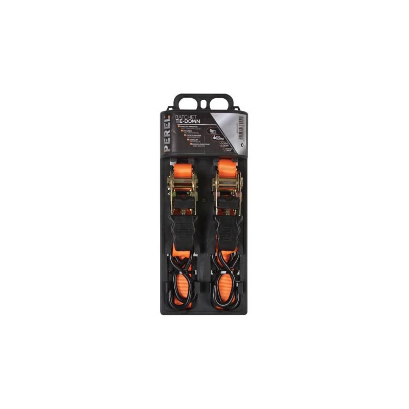 Cinta de Amarração com Tensor 500 Kg - 25 Mm X 5 M - 2 Unidades