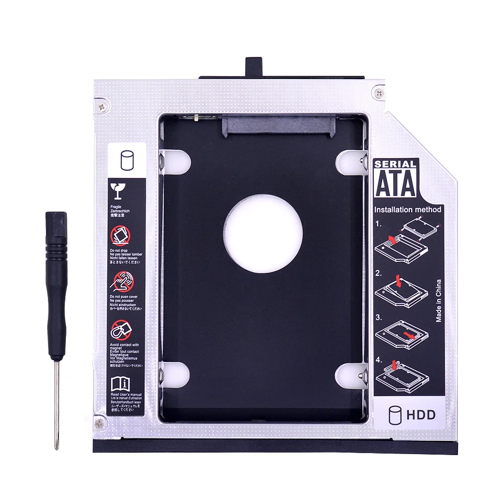 Sata Alumínio 3.0 HDD Caddy 9,5mm