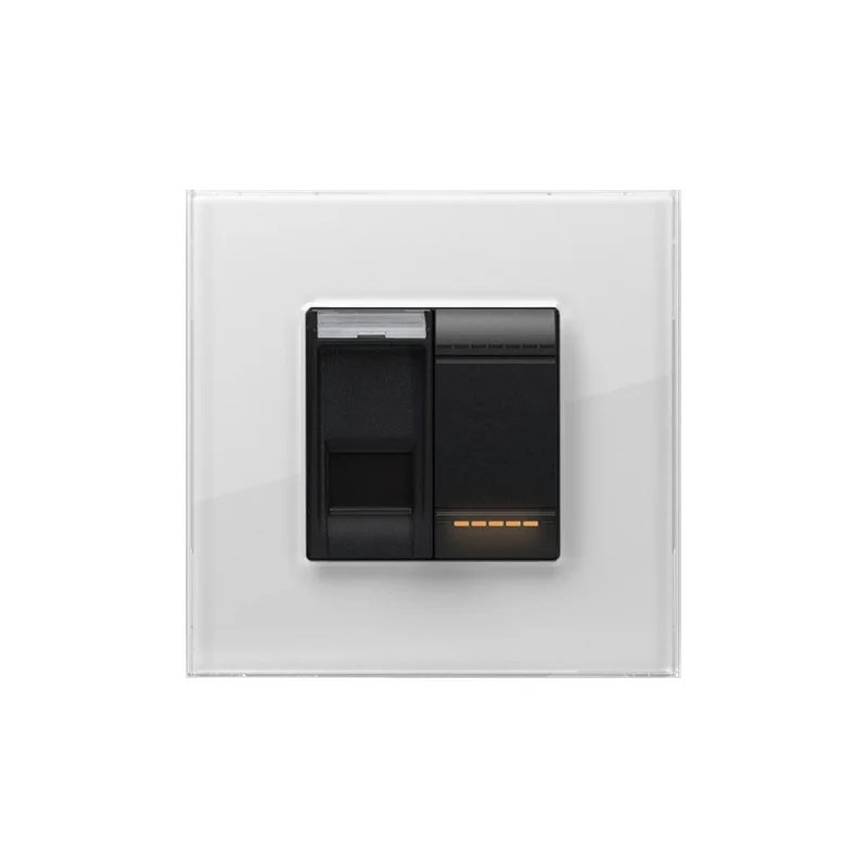 Tampa de Vidro para Bticino, Branca