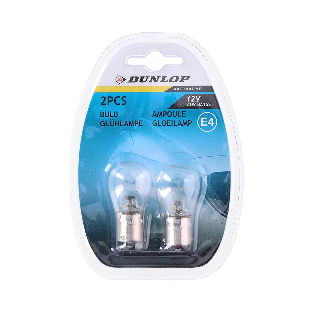 Pack 2 Lâmpadas 12v 21w Reposição Automóvel Dunlop