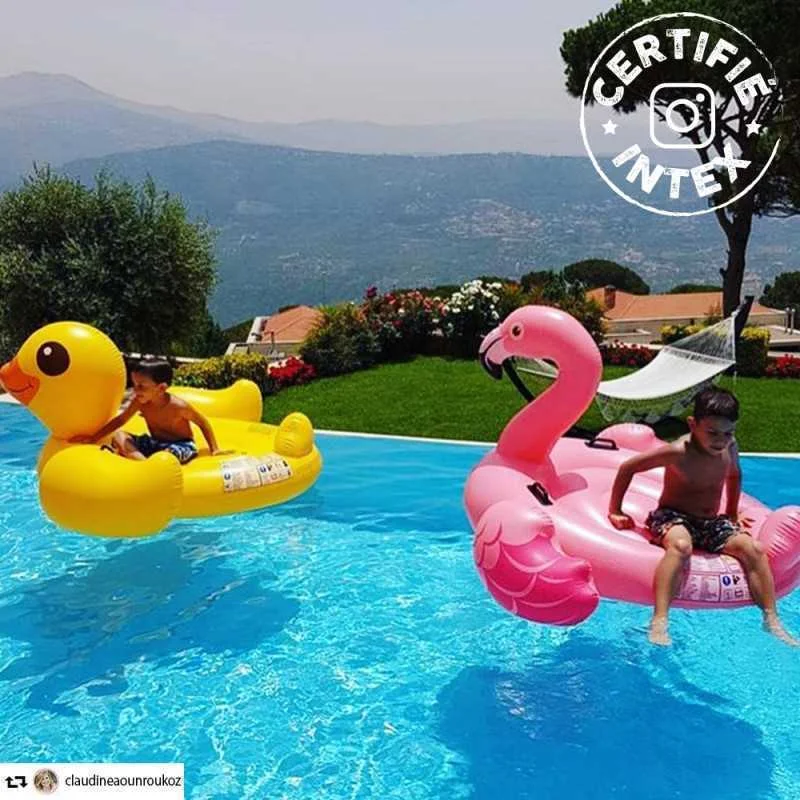 Bóia De Flamingo Insuflável Para Bebé - Intex
