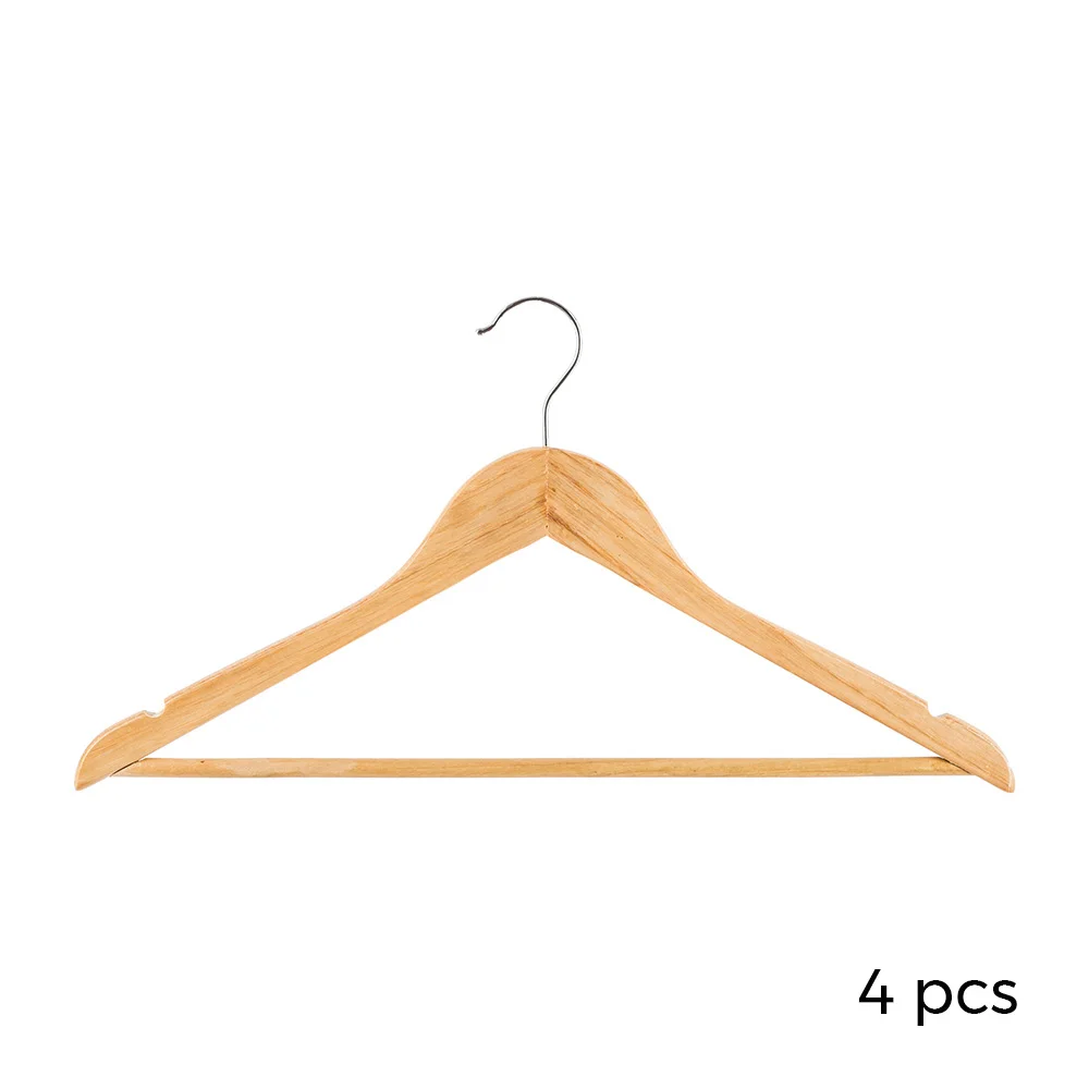 Pack 4 Cabides Madeira