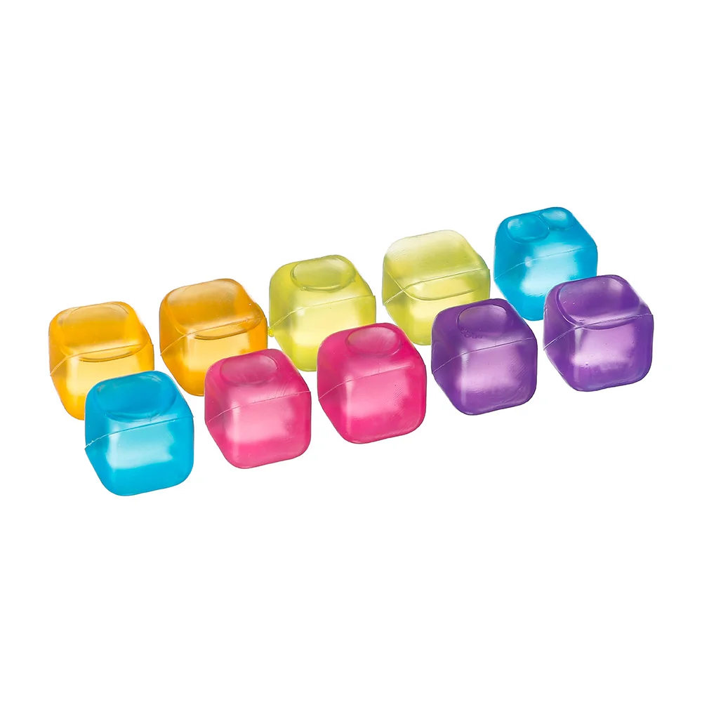 Pack 10 Cubinhos De Plástico