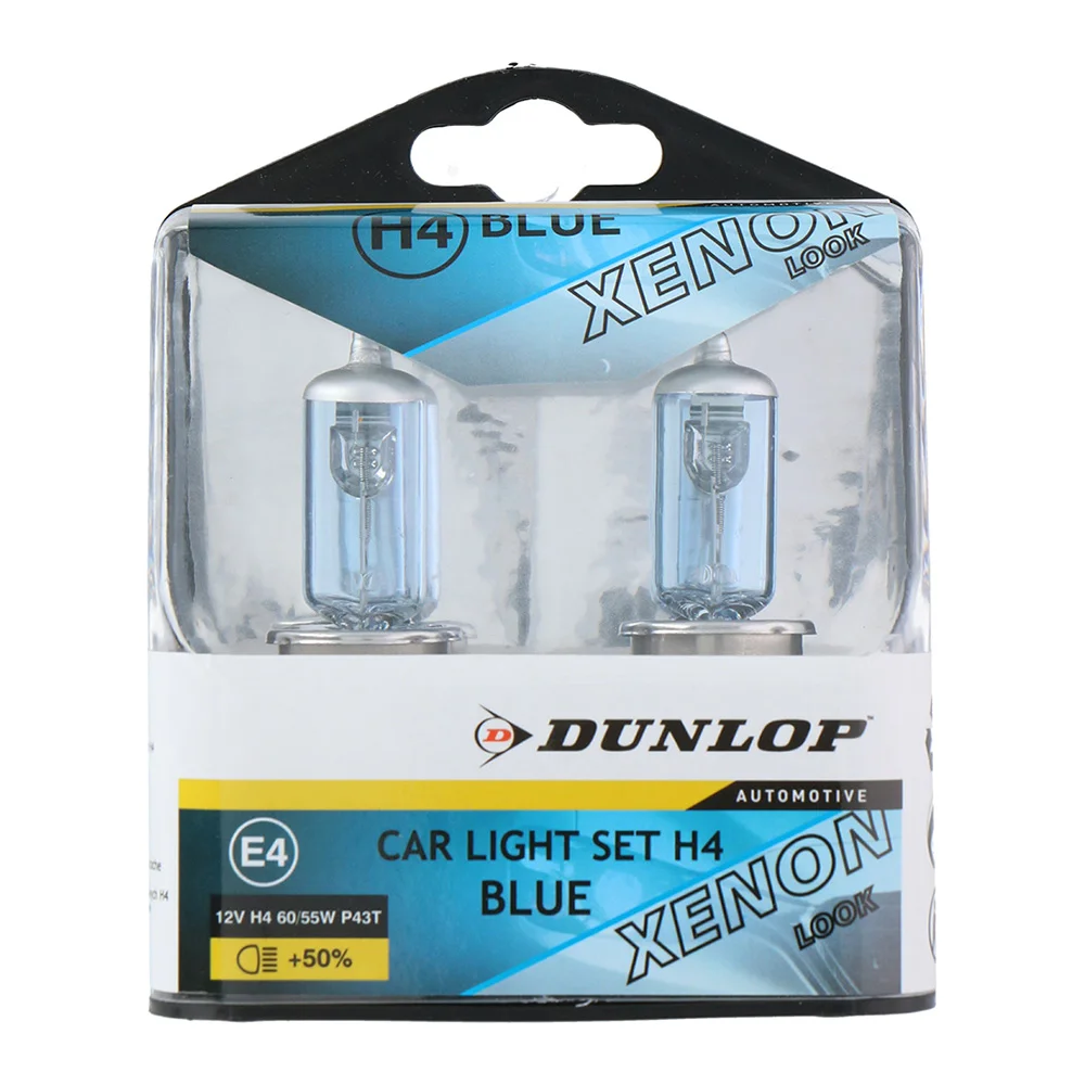 Set 2 Lampadas para Automovel 12v H4 Xenon 55w P4.