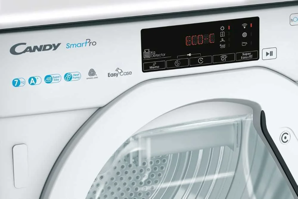 Máquina de Secar Roupa Candy Bctd H7a1te-S 7kg Classe A+