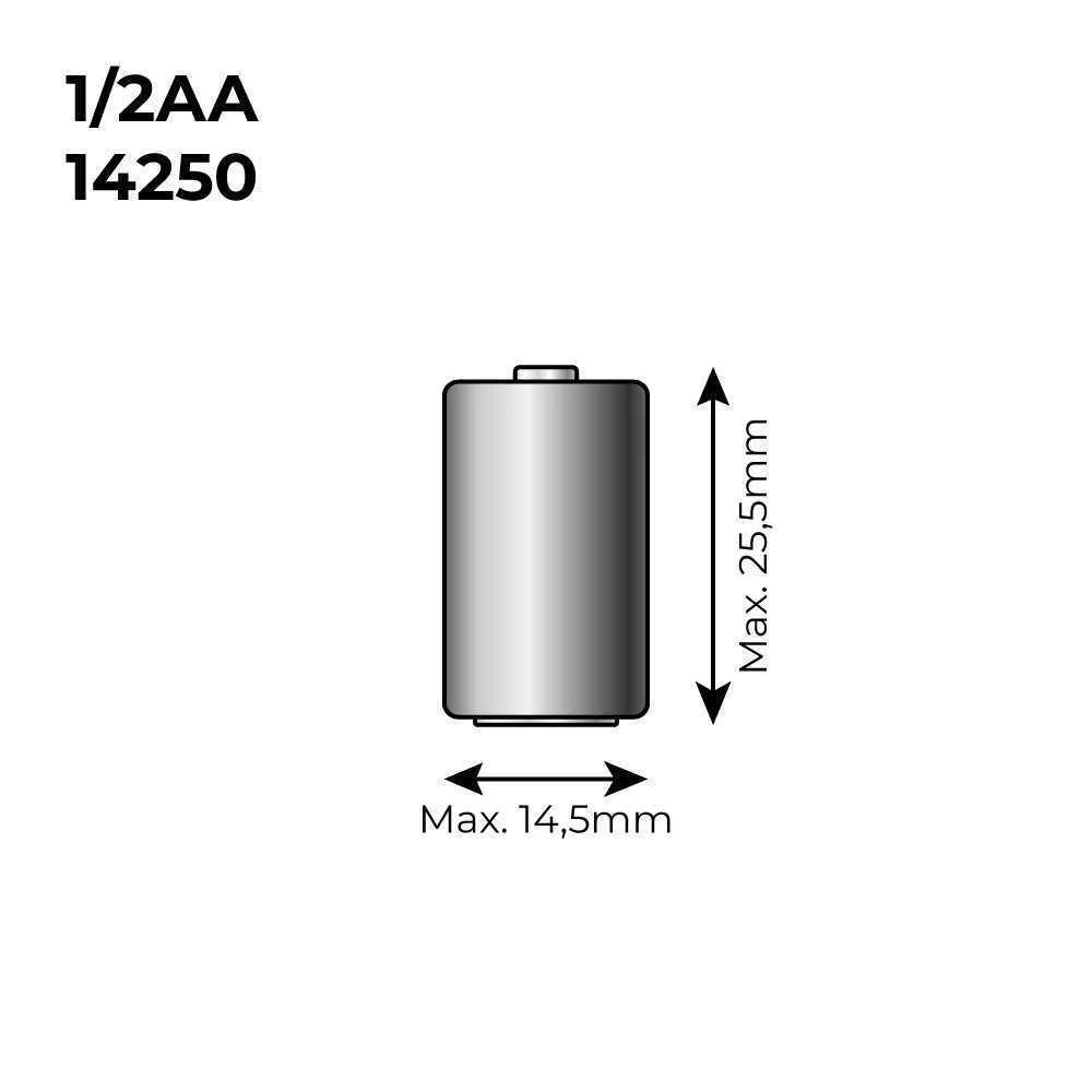 Pilha Litio Lpt2 150 1/2  3,6 V (14250h)