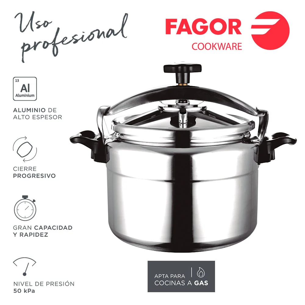 Panela Rápida Chef Extremen 22l Fagor
