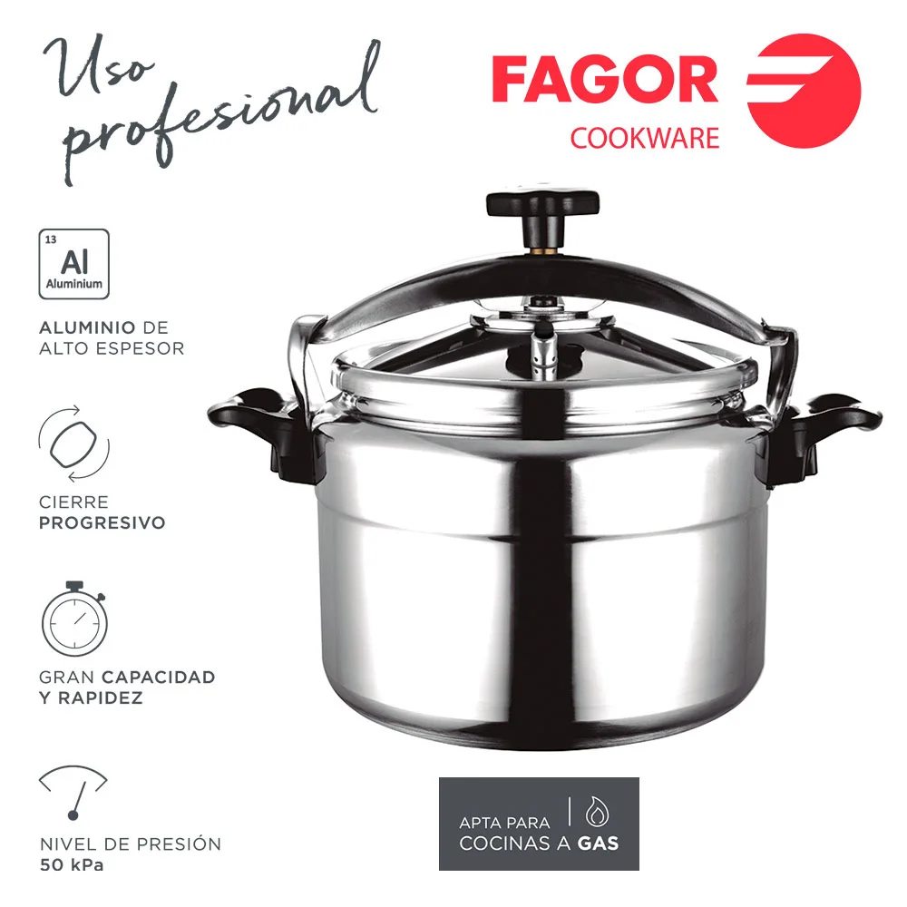 Panela Rápida Chef Extremen 15l  Fagor