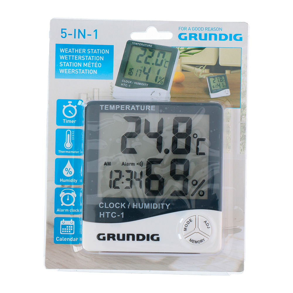 Termómetro E Higrómetro Digital Grundig