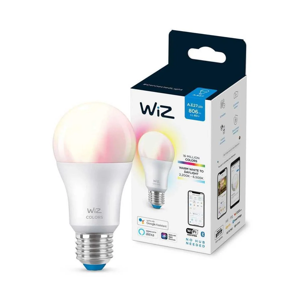 L&acirc;mpada LED Standard E27 8w Wifi Wiz