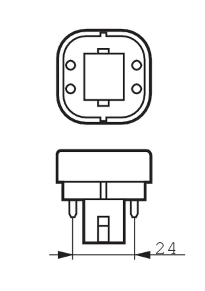 Lâmpada de Baixo Consumo Lynx G-24q-1 4 Pins 13w 840k Daylight (Equivalência Philips: Pl-C 4p) 11,8c